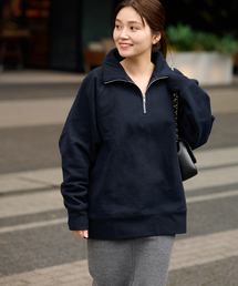 ALORE | 【ALORE/アローレ】ハーフジップスウェット(スウェット)