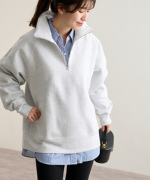ALORE | 【ALORE/アローレ】ハーフジップスウェット(スウェット)