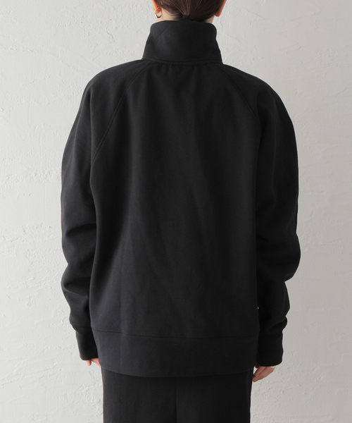 ALORE（アローレ）の「【ALORE/アローレ】ハーフジップスウェット（スウェット・レディース・チャコールグレー/ブラック/ネイビー・FREE）」の19枚目の写真