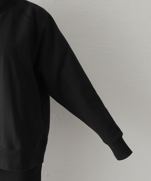 ALORE（アローレ）の「【ALORE/アローレ】ハーフジップスウェット（スウェット・レディース・チャコールグレー/ブラック/ネイビー・FREE）」の22枚目の写真