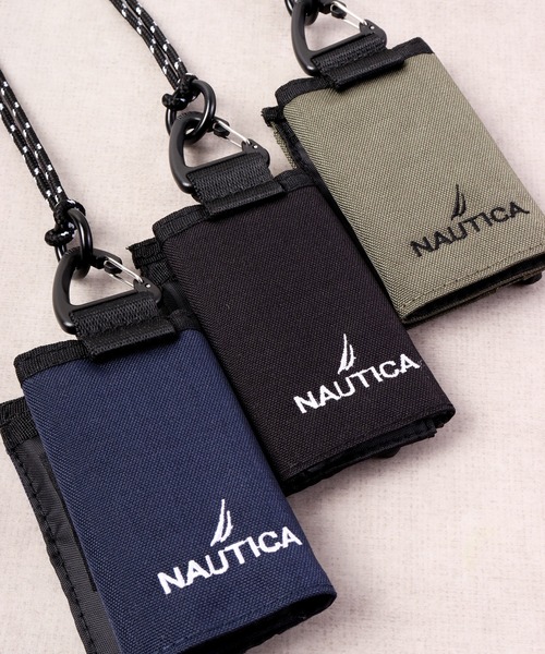 NAUTICA（ノーティカ）の「NAUTICA コーデュラナイロン３つ折りコンパクト財布（財布・メンズ・ブラック/ネイビー/カーキ・FREE）」の2枚目の写真