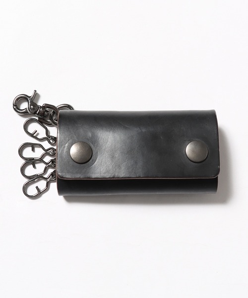 MR.OLIVE(ミスターオリーブ)の「MR.OLIVE/ミスターオリーブ E.O.I / HORWEEN CHROMEXCEL LEATHER / 2DOTS KEY CASE キーケース レザーケース(キーケース/キーアクセサリー・メンズ・ブラウン/ブラック・FREE)」の5枚目の写真