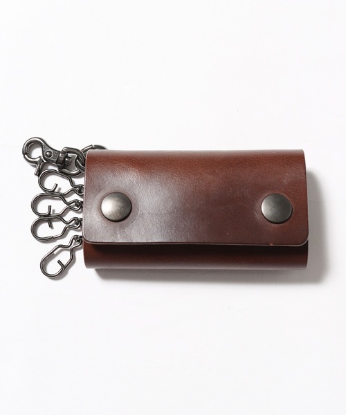 MR.OLIVE(ミスターオリーブ)の「MR.OLIVE/ミスターオリーブ E.O.I / HORWEEN CHROMEXCEL LEATHER / 2DOTS KEY CASE キーケース レザーケース(キーケース/キーアクセサリー・メンズ・ブラウン/ブラック・FREE)」の13枚目の写真