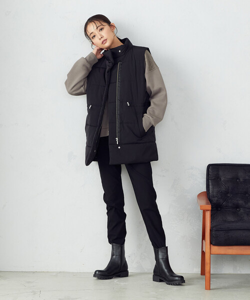 COMME CA MODELS(コムサモデルズ)の「【美しい ベーシックパンツ】裏起毛 ハイテンションパンツ(その他パンツ・レディース・ブラック/ライトグレー/グリーン・XX-SMALL/X-SMALL/SMALL/MEDIUM/LARGE/X-LARGE/XX-LARGE)」の5枚目の写真