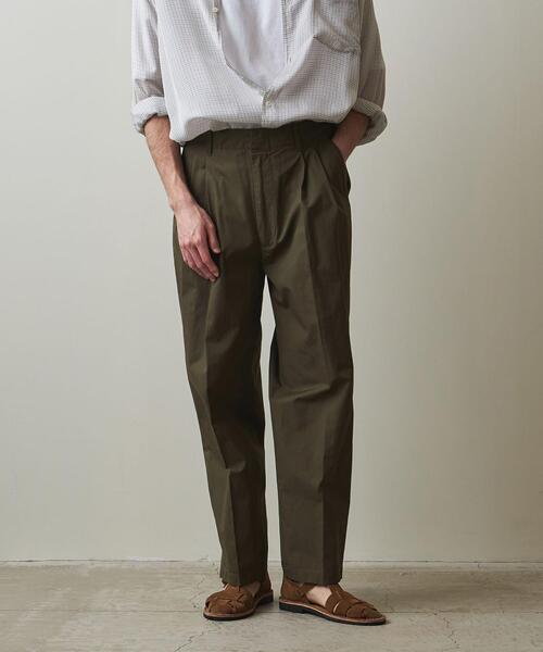 パンツ SOLID DOBBY 2PLEATED EASY PANTS-BOLD Steven Alan（スティーブンアラン）の「＜Steven Alan＞ SOLID