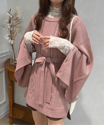 スリットスリーブケーブルニット【ZOZOTOWN限定アイテム】