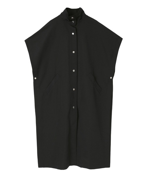 miette（ミエット）の「ｽﾀﾝﾄﾞｶﾗｰｹｰﾌﾟｺｰﾄ（ステンカラーコート・レディース・ブラック/アイボリー・FREE）」の18枚目の写真