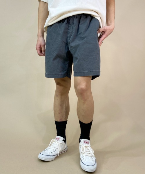 Quiksilver(クイックシルバー)の「QUIKSILVER/クイックシルバー ウォークショーツ ハーフパンツ/無地 コットン/ウォッシュ加工 ウェストゴム EQYWS03827(その他パンツ・メンズ・ブラック/ブルー/イエロー/ベージュ/ライトブラウン/シャーベット・S/M)」の7枚目の写真