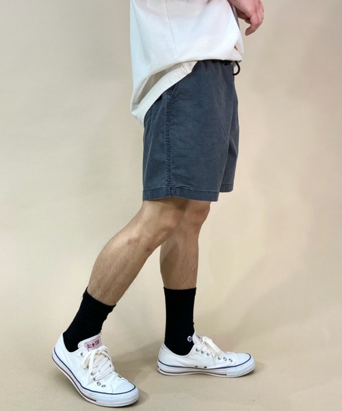 Quiksilver(クイックシルバー)の「QUIKSILVER/クイックシルバー ウォークショーツ ハーフパンツ/無地 コットン/ウォッシュ加工 ウェストゴム EQYWS03827(その他パンツ・メンズ・ブラック/ブルー/イエロー/ベージュ/ライトブラウン/シャーベット・S/M)」の8枚目の写真