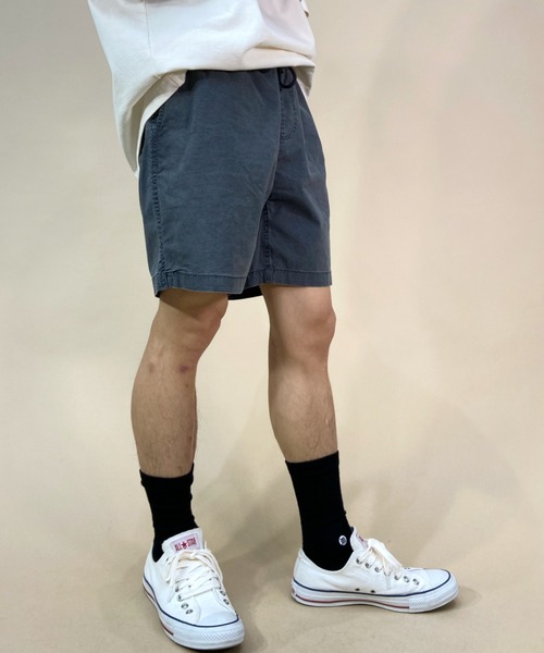 Quiksilver(クイックシルバー)の「QUIKSILVER/クイックシルバー ウォークショーツ ハーフパンツ/無地 コットン/ウォッシュ加工 ウェストゴム EQYWS03827(その他パンツ・メンズ・ブラック/ブルー/イエロー/ベージュ/ライトブラウン/シャーベット・S/M)」の9枚目の写真