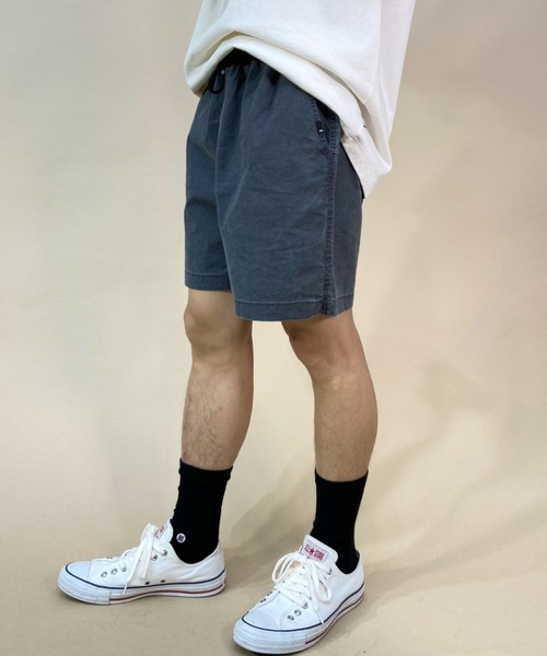 Quiksilver(クイックシルバー)の「QUIKSILVER/クイックシルバー ウォークショーツ ハーフパンツ/無地 コットン/ウォッシュ加工 ウェストゴム EQYWS03827(その他パンツ・メンズ・ブラック/ブルー/イエロー/ベージュ/ライトブラウン/シャーベット・S/M)」の10枚目の写真