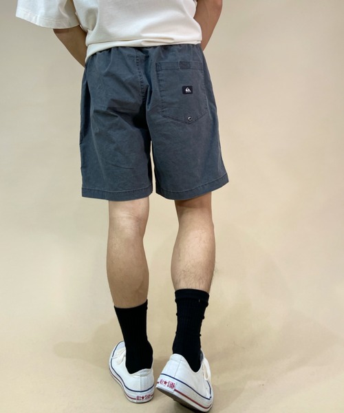 Quiksilver(クイックシルバー)の「QUIKSILVER/クイックシルバー ウォークショーツ ハーフパンツ/無地 コットン/ウォッシュ加工 ウェストゴム EQYWS03827(その他パンツ・メンズ・ブラック/ブルー/イエロー/ベージュ/ライトブラウン/シャーベット・S/M)」の12枚目の写真