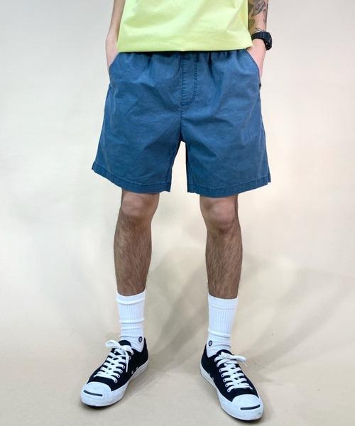 Quiksilver(クイックシルバー)の「QUIKSILVER/クイックシルバー ウォークショーツ ハーフパンツ/無地 コットン/ウォッシュ加工 ウェストゴム EQYWS03827(その他パンツ・メンズ・ブラック/ブルー/イエロー/ベージュ/ライトブラウン/シャーベット・S/M)」の19枚目の写真