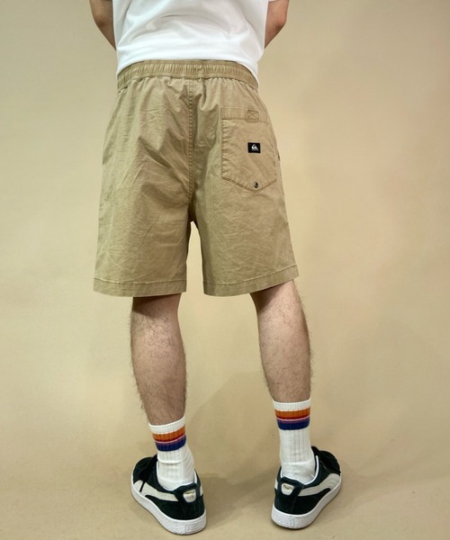 Quiksilver(クイックシルバー)の「QUIKSILVER/クイックシルバー ウォークショーツ ハーフパンツ/無地 コットン/ウォッシュ加工 ウェストゴム EQYWS03827(その他パンツ・メンズ・ブラック/ブルー/イエロー/ベージュ/ライトブラウン/シャーベット・S/M)」の17枚目の写真