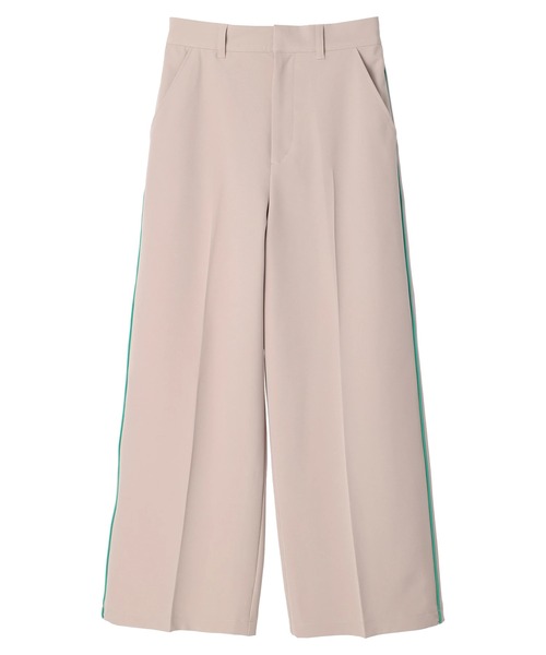 earth music&ecology（アースミュージックアンドエコロジー）の「サイドラインパンツ（その他パンツ・レディース・ダークブラウン/ベージュ/ブルー・S/M）」の18枚目の写真