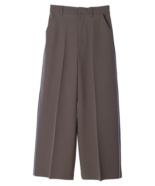 earth music&ecology（アースミュージックアンドエコロジー）の「サイドラインパンツ（その他パンツ・レディース・ダークブラウン/ベージュ/ブルー・S/M）」の19枚目の写真