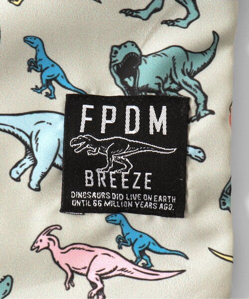 BREEZE（ブリーズ）の「福井県立恐竜博物館コラボ 巾着(M)（ポーチ