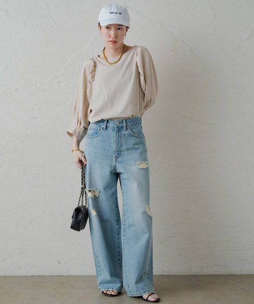 LOUNGEDRESS（ラウンジドレス）の「ボリュームスリーブブラウス
