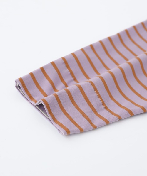 osharewalker（オシャレウォーカー）の「【廃盤】『ボーダーアシメ配色カットソー』（Tシャツ/カットソー・レディース・ラベンダー/ブルー/カーキ・FREE）」の19枚目の写真