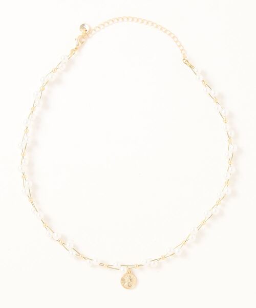 nemne store（ネンネストア）の「【accessory】コインパールネックレス（ネックレス・レディース・ゴールド・フリー）」の10枚目の写真