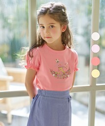 組曲（クミキョク）の「【150-160㎝】マーガレット・バイオリン＆フルート Tシャツ（Tシャツ/カットソー・キッズ）」