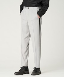 サテンサイドライン スラックス