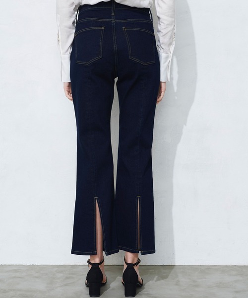 セール】バックスリットフレアデニムパンツ（デニムパンツ）｜N.O.R.C  