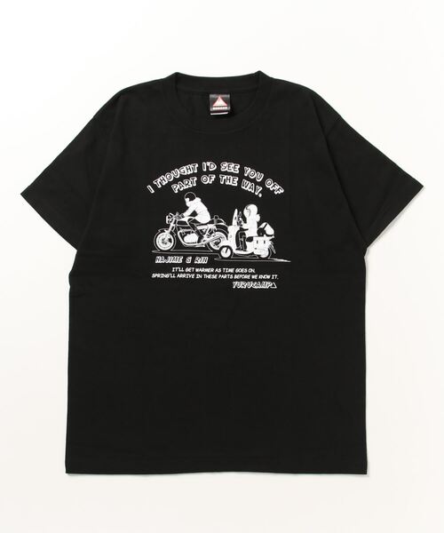 THE BAREFOOT(ベアフット)の「【 ゆるキャン△ 】プリント Tシャツ AKRYUR TSHIRT ACR(Tシャツ/カットソー・メンズ・ブラック/その他1/その他2/ホワイト/ブラック系・MEDIUM/LARGE/X-LARGE)」の2枚目の写真
