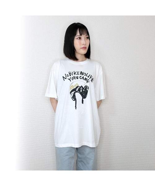 THE BAREFOOT(ベアフット)の「【 ゆるキャン△ 】プリント Tシャツ AKRYUR TSHIRT ACR(Tシャツ/カットソー・メンズ・ブラック/その他1/その他2/ホワイト/ブラック系・MEDIUM/LARGE/X-LARGE)」の5枚目の写真