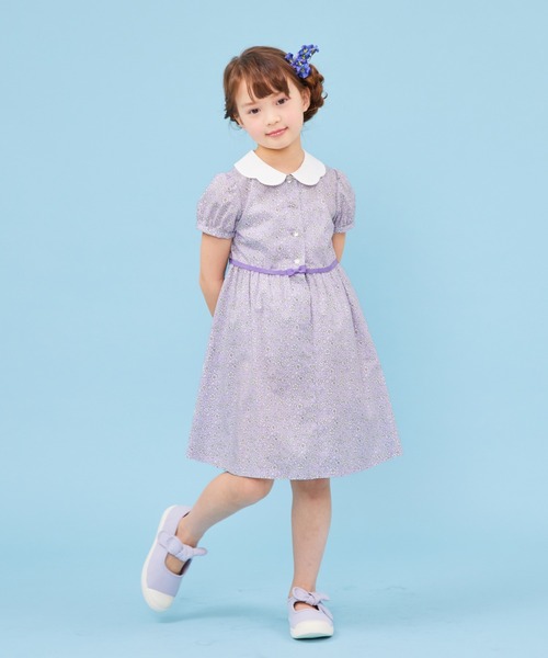 【新品】CHOPIN deux 花柄 半袖ワンピース 前開き130cm Amazon | [CHOPIN deux(ショパンドゥ)] 女の子 子供服 キッズ服