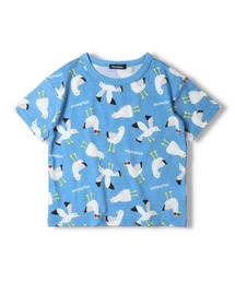 Moujonjon | 動物プリント半袖Tシャツ(Tシャツ/カットソー)