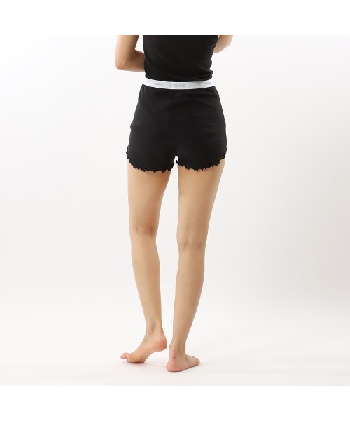 HANES（ヘインズ）の「【Hanes】Organic Cotton Rib-Pan　HW6-T201（ルームウェア/パジャマ・レディース・ブラック/グレー・FREE）」の5枚目の写真