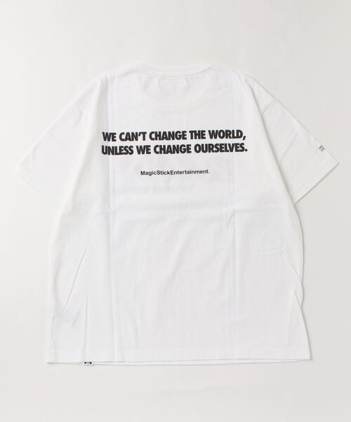 MAGIC STICK（マジックスティック）の「DAMN SS T（Tシャツ/カットソー・メンズ・ブラック/ホワイト・LARGE/MEDIUM/LL）」の3枚目の写真