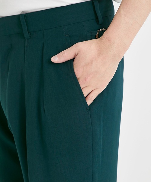 RAINMAKER　2-PLEATED TROUSERS　定価41,800円 2-PLEATED TROUSERS / GRAYISH BROWN – RAINMAKER KYOTO