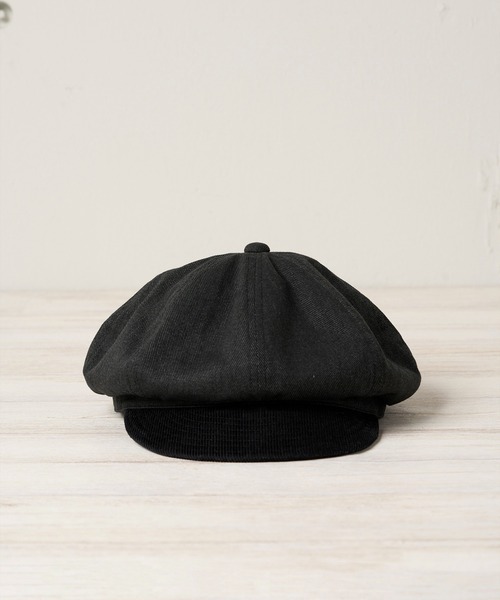 Mighty Shine（マイティシャイン）の「Hedgefog Casquette【Mighty Shine / マイティシャイン】1233007（キャスケット・メンズ・ベージュ/ブラック・58cm）」の4枚目の写真