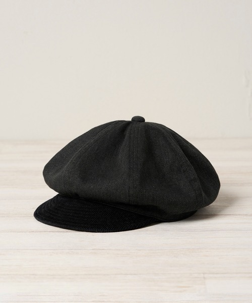 Mighty Shine（マイティシャイン）の「Hedgefog Casquette【Mighty Shine / マイティシャイン】1233007（キャスケット・メンズ・ベージュ/ブラック・58cm）」の3枚目の写真