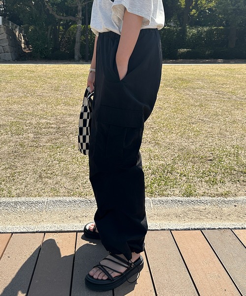 kutir（クティール）の「ナイロンスノーカーゴパンツ（カーゴ