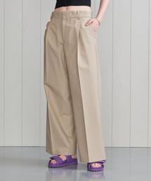 H BEAUTY&YOUTH UNITED ARROWS | <H>TWILL LOW WAIST WIDE PANTS/パンツ(その他パンツ)