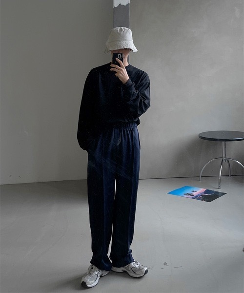 ASCLO(エジュクロ)の「ASCLO Box Wring Long Sleeve T Shirt(Tシャツ/カットソー・メンズ・ホワイト/ブラック/チャコールグレー・FREE)」の12枚目の写真