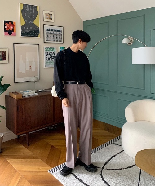 ASCLO(エジュクロ)の「ASCLO Box Wring Long Sleeve T Shirt(Tシャツ/カットソー・メンズ・ホワイト/ブラック/チャコールグレー・FREE)」の21枚目の写真