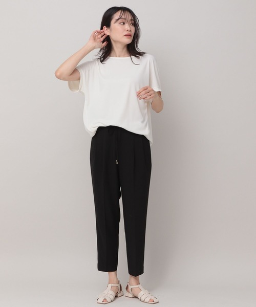 Elura（エルーラ）の「サラサラサマーテーパードパンツ/163380（その他パンツ・レディース・グリーン系その他4/ブラック/ネイビー/ライトピンク/ホワイト/ダークブラウン/ホワイト系その他5/ダークネイビー/グレー系その他7/カーキ/グリーン系その他・SMALL/MEDIUM/LARGE/X-LARGE）」の14枚目の写真