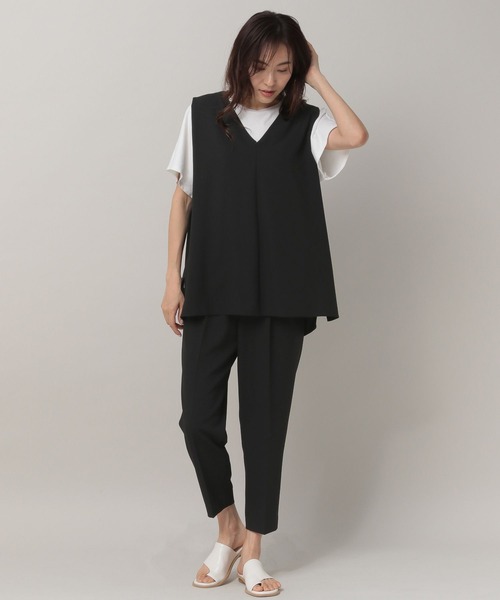 Elura（エルーラ）の「サラサラサマーテーパードパンツ/163380（その他パンツ・レディース・グリーン系その他4/ブラック/ネイビー/ライトピンク/ホワイト/ダークブラウン/ホワイト系その他5/ダークネイビー/グレー系その他7/カーキ/グリーン系その他・SMALL/MEDIUM/LARGE/X-LARGE）」の19枚目の写真