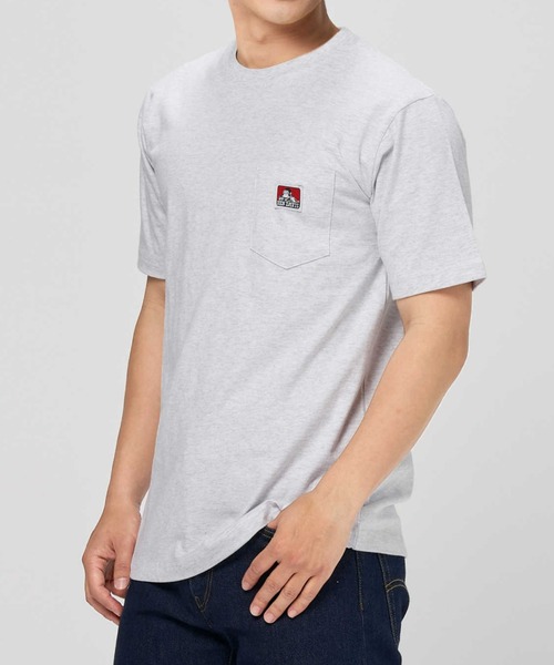 BEN DAVIS(ベンデイビス)の「BEN DAVIS(ベンデイビス)ピスポケ半袖Tシャツ(Tシャツ/カットソー・メンズ・ブラック/ロイヤルブルー/ライトグレー/ホワイト/ダークグレー/サックスブルー・XL/S/L/M)」の3枚目の写真