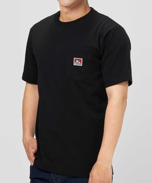BEN DAVIS(ベンデイビス)の「BEN DAVIS(ベンデイビス)ピスポケ半袖Tシャツ(Tシャツ/カットソー・メンズ・ブラック/ロイヤルブルー/ライトグレー/ホワイト/ダークグレー/サックスブルー・XL/S/L/M)」の2枚目の写真