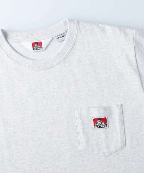 BEN DAVIS(ベンデイビス)の「BEN DAVIS(ベンデイビス)ピスポケ半袖Tシャツ(Tシャツ/カットソー・メンズ・ブラック/ロイヤルブルー/ライトグレー/ホワイト/ダークグレー/サックスブルー・XL/S/L/M)」の8枚目の写真