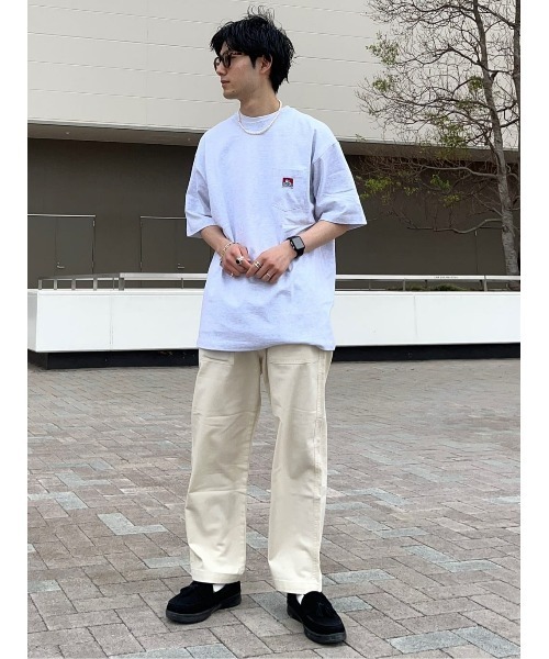 BEN DAVIS(ベンデイビス)の「BEN DAVIS(ベンデイビス)ピスポケ半袖Tシャツ(Tシャツ/カットソー・メンズ・ブラック/ロイヤルブルー/ライトグレー/ホワイト/ダークグレー/サックスブルー・XL/S/L/M)」の21枚目の写真