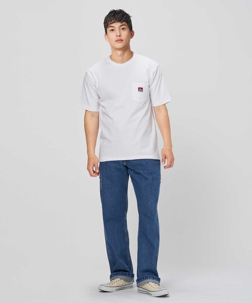 BEN DAVIS(ベンデイビス)の「BEN DAVIS(ベンデイビス)ピスポケ半袖Tシャツ(Tシャツ/カットソー・メンズ・ブラック/ロイヤルブルー/ライトグレー/ホワイト/ダークグレー/サックスブルー・XL/S/L/M)」の12枚目の写真