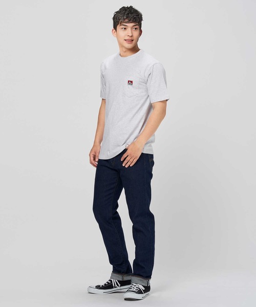 BEN DAVIS(ベンデイビス)の「BEN DAVIS(ベンデイビス)ピスポケ半袖Tシャツ(Tシャツ/カットソー・メンズ・ブラック/ロイヤルブルー/ライトグレー/ホワイト/ダークグレー/サックスブルー・XL/S/L/M)」の16枚目の写真