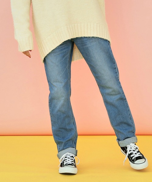 Lee（リー）の「Lee/リー【130-160cm】キッズ ベーシック リブ ストレッチ テーパードデニムパンツ（デニムパンツ・キッズ・インディゴブルー/ダークインディゴブルー/ブラック系その他/ブルー・160/140/150/130）」の15枚目の写真