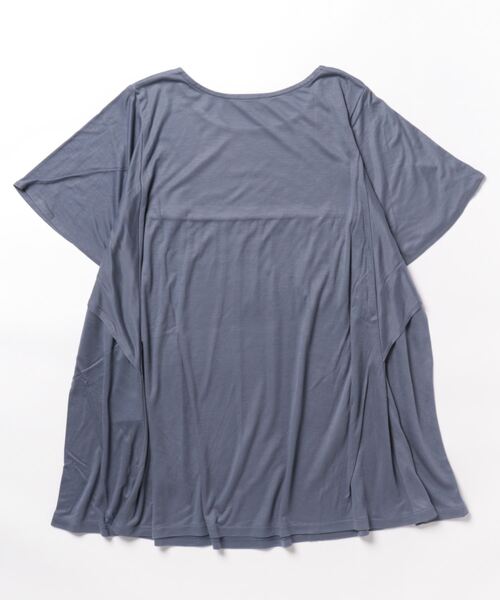 KID BLUE（キッドブルー）の「キッドブルー -23ベンベルグスムース -半袖トップス -KRUN362 -kidblue（その他トップス・レディース・ネイビー/ミント・M）」の3枚目の写真